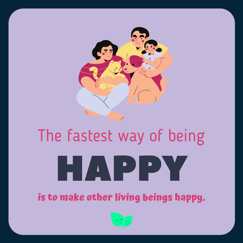 The fastest way of being happy is to make other living beings happy. 
Showing kindness and empathy towards all living beings are great ways to feel happier yourself and build resilience.
.
.
.
.
.
.
.
.
.
.
.
.
#friendsresilience #happy #kindness #empathy #mentalhealth #happiness