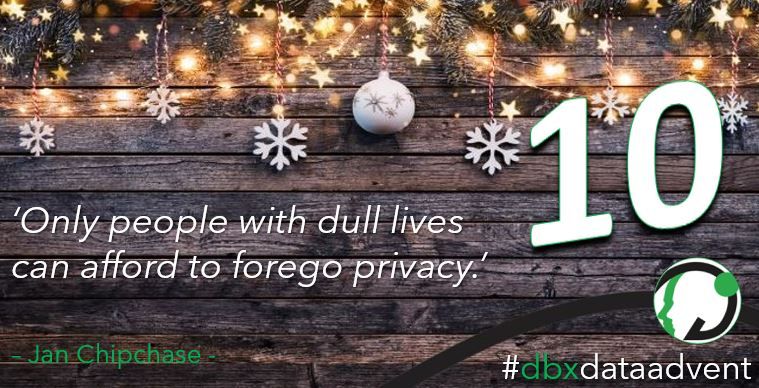DbxUK's tweet image. 🎄 10th December 🎄 

#dbxdataadvent #dataprotection