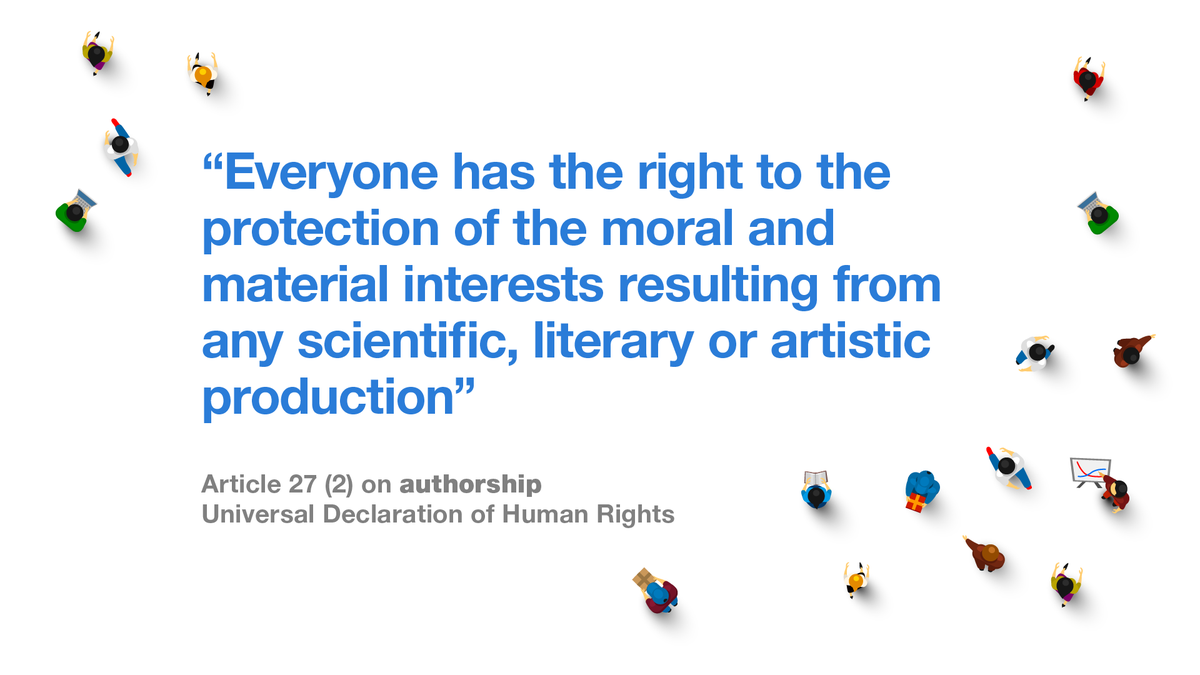 Did you know that the Universal Declaration of Human Rights includes an article on intellectual property? ⤵️

#HumanRightsDay