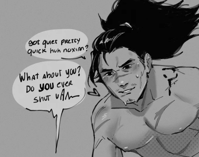 NSFW // i played league for 5 (five) minutes today, so i'm obliged by law to draw porn of it;;; 

have some yasuo x talon, i swear this started out as a fight 😳

#LeagueOfLegendsFanArt #talon #yasuo 