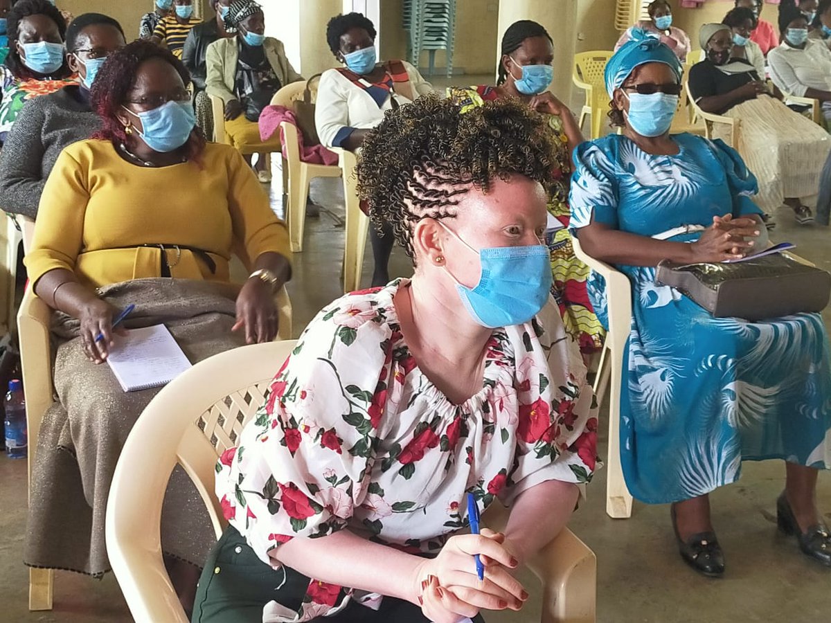 Sensitization forum for women in Nakuru County on the County Socio Economic Recovery Strategy. The meeting that was held at Christ the King Cathedral Church hall brought on board County Gender teams and 100 women leaders including women with disability.