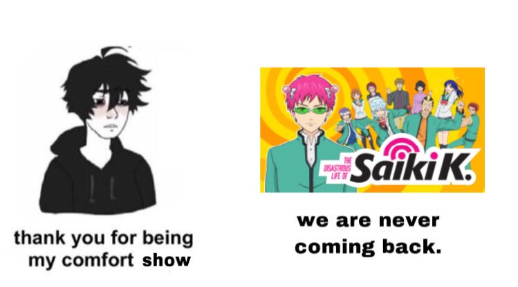 kusuoluvr's tweet image. @ saiki k twt