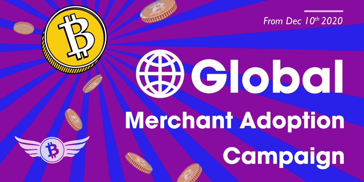 📣 Our Global Merchant Adoption Campaign begins today! This campaign is for everyone in any country! Earn up to $30 + extra $5 with a tweet ₿
Ready to onboard merchants? Read more:  satoshisangels.com/crypto-merchan…  #acceptBCH #BitcoinCash