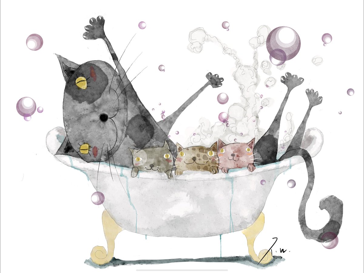 バスタイム N Yoshifumi グラフィックアート のイラスト バスタイム N Yoshifumi グラフィックアート のイラスト