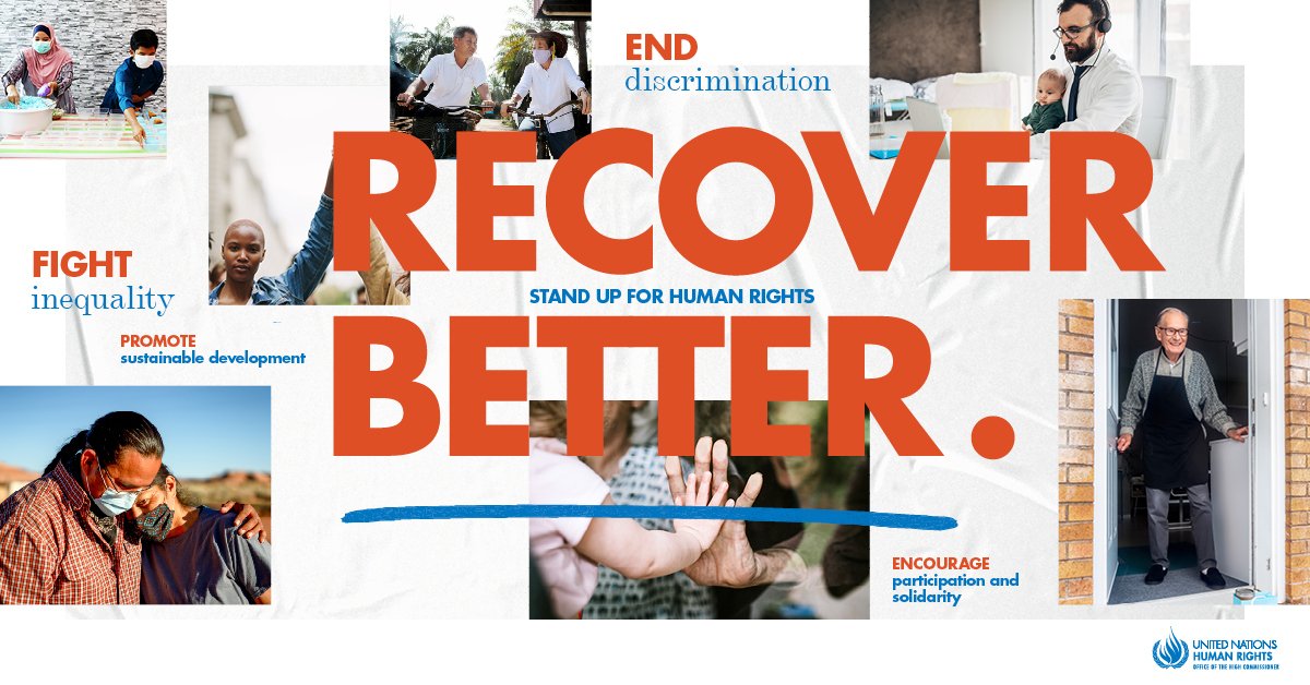 bhupro's tweet photo. On World #HumanRightsDay let's reaffirm to stand up &amp; speak up for the rights of every individual. This year’s theme relates to the #COVID19 #pandemic &amp; focuses on the need to build back better by ensuring Human Rights are central to recovery efforts.
Image courtesy: UN website. https://t.co/A4PNGcsgSI