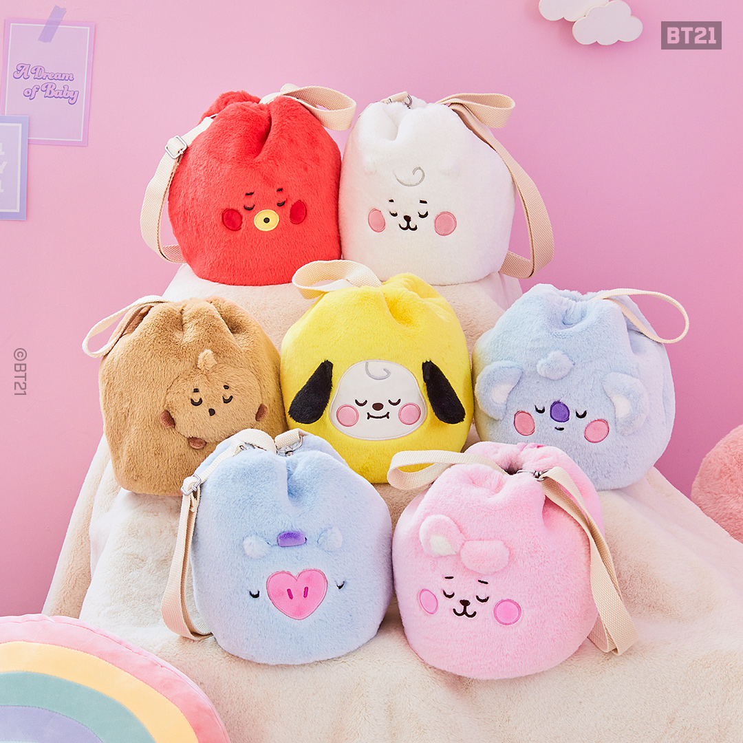 BTS BT21 DREAM OF BABY パジャマセット (ネイビー)