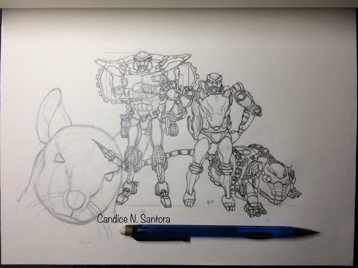 CandiceSantora's tweet photo. Work in-progress with one of my favorites; #Rattrap. ππ
#BeastWars #Transformers #Maximal #spy #rat #rodent #vermin #cheesebreath #eaterofgarbage #transmetal #espionage #infiltrator #wiseguy #sarcastic #resourceful #opportunist #demolitionexpert #mastermarksman #ScottMcNeil https://t.co/9N9nu57vhs