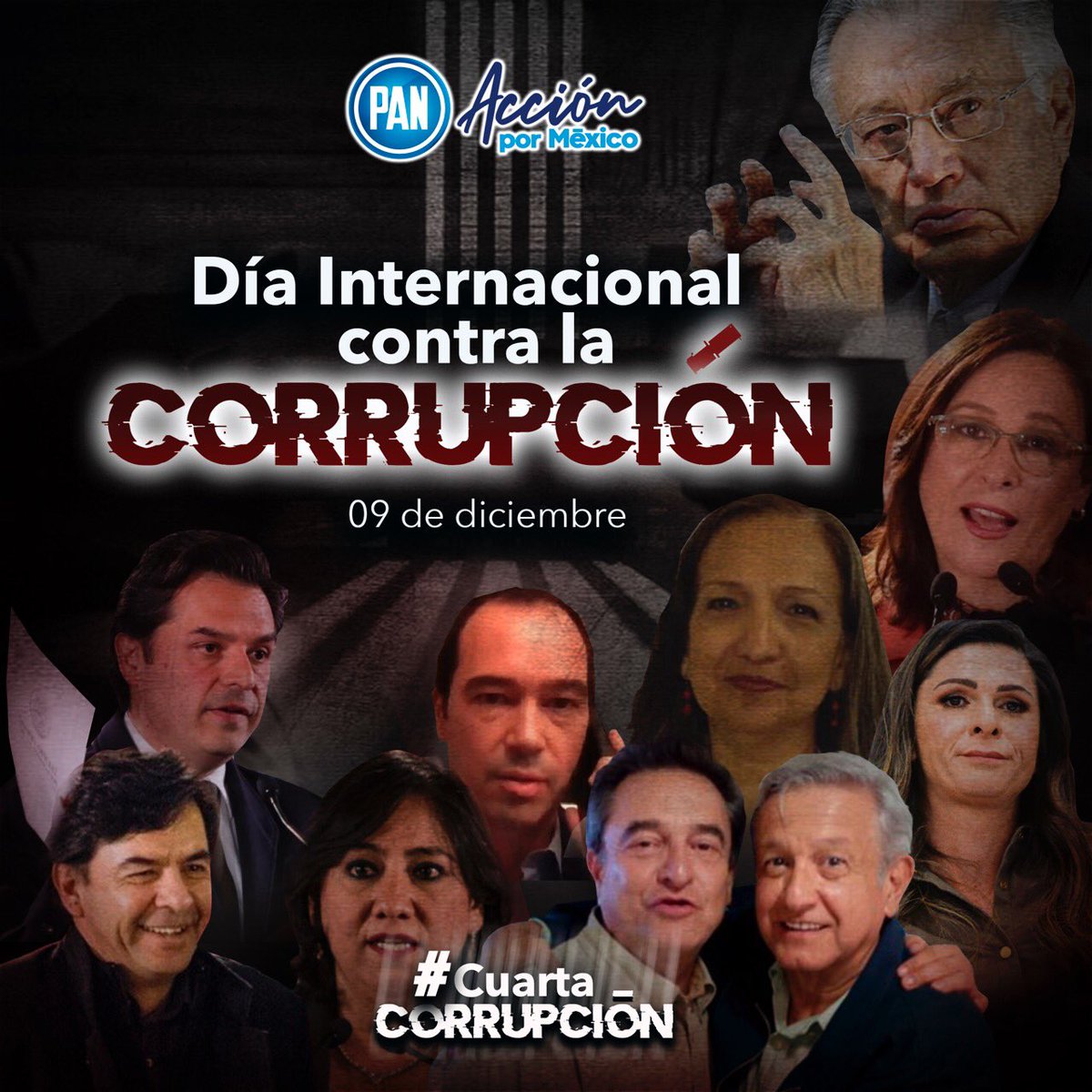 BurquezElena's tweet photo. La #4T no vino a combatir la corrupción, solo la ha transformado 
#CuartaCorrupción https://t.co/9qRxedpLSx