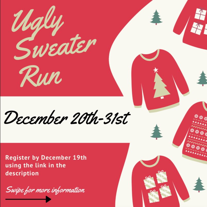 GcmOrganization's tweet image. Get excited for our holiday themed run! 😊🎄Wear your ugliest holiday sweater during your virtual 5k/1k too help the Juvenile Diabetes Research Foundation raise awareness for Type 1 Diabetes! Registration link in bio!
#typeonetypenone #gcmxjdrf