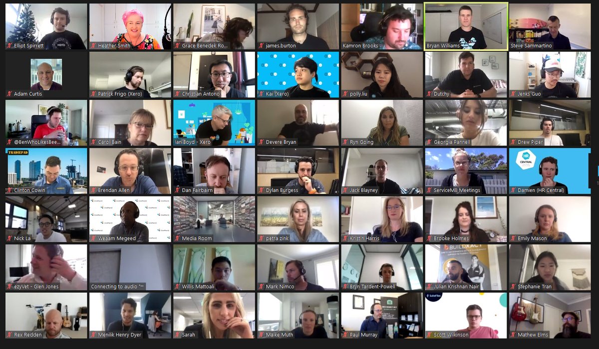 HeatherSmithAU's tweet photo. Largest Virtual Tech Conference in the World - happening now 🥳🎆🎉#XeroHappyHour #XeroAppCommunity
#XeroAppyHour #WeLoveBryan https://t.co/jPL5M9Qvj8