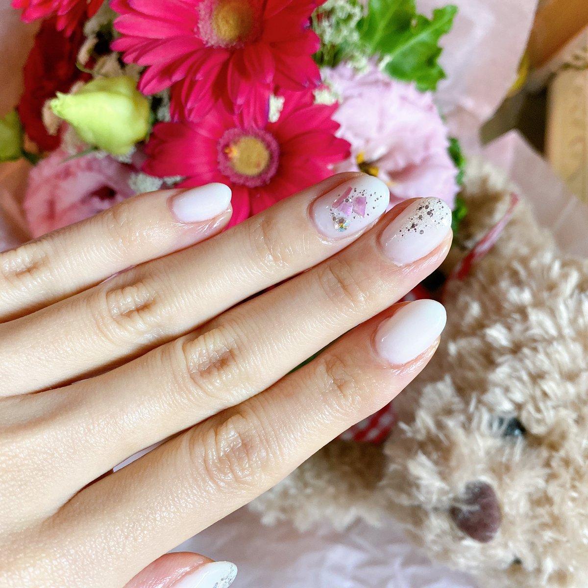 ホワイトネイル