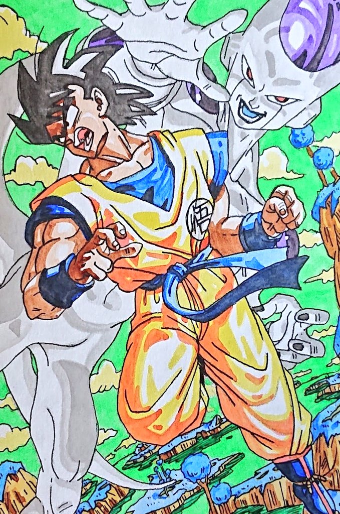 Ninomiya Illustration 悟空vsフリーザ 背景描くのって本当に難しい ドラゴンボール ドラゴンボールイラスト 模写 模写絵 模写イラスト 水彩画 描いてみた 絵 絵が上手くなりたい 孫悟空 孫悟空イラスト 悟空 悟空イラスト フリーザ 鳥山 Ninomiya Illustration 悟空vsフリーザ 背景描くのって本当に難しい ドラゴンボール ドラゴンボールイラスト 模写 模写絵 模写イラスト 水彩画 描いてみた 絵 絵が上手くなりたい 孫悟空 孫悟空イラスト 悟空 悟空イラスト フリーザ 鳥山
