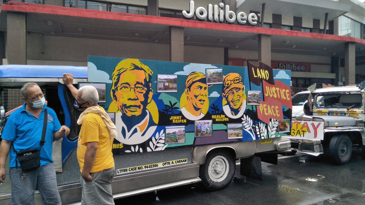 KalikasanPNE's tweet photo. We have our environmental defenders mobile exhibit here at Mendiola! #NotoRedTagging #FightStateTerror #DefendEnvironmentDefenders https://t.co/c44hVOIQPW
