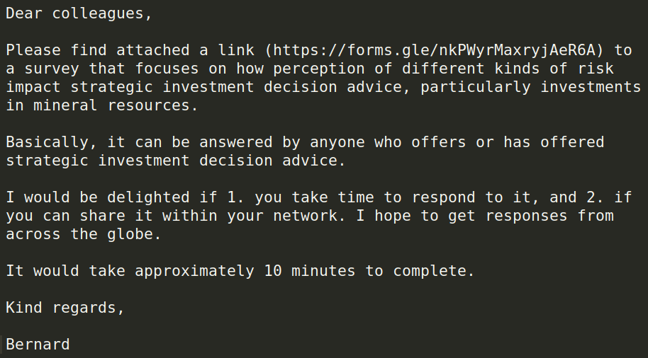 The link:  forms.gle/nkPWyrMaxryjAe…