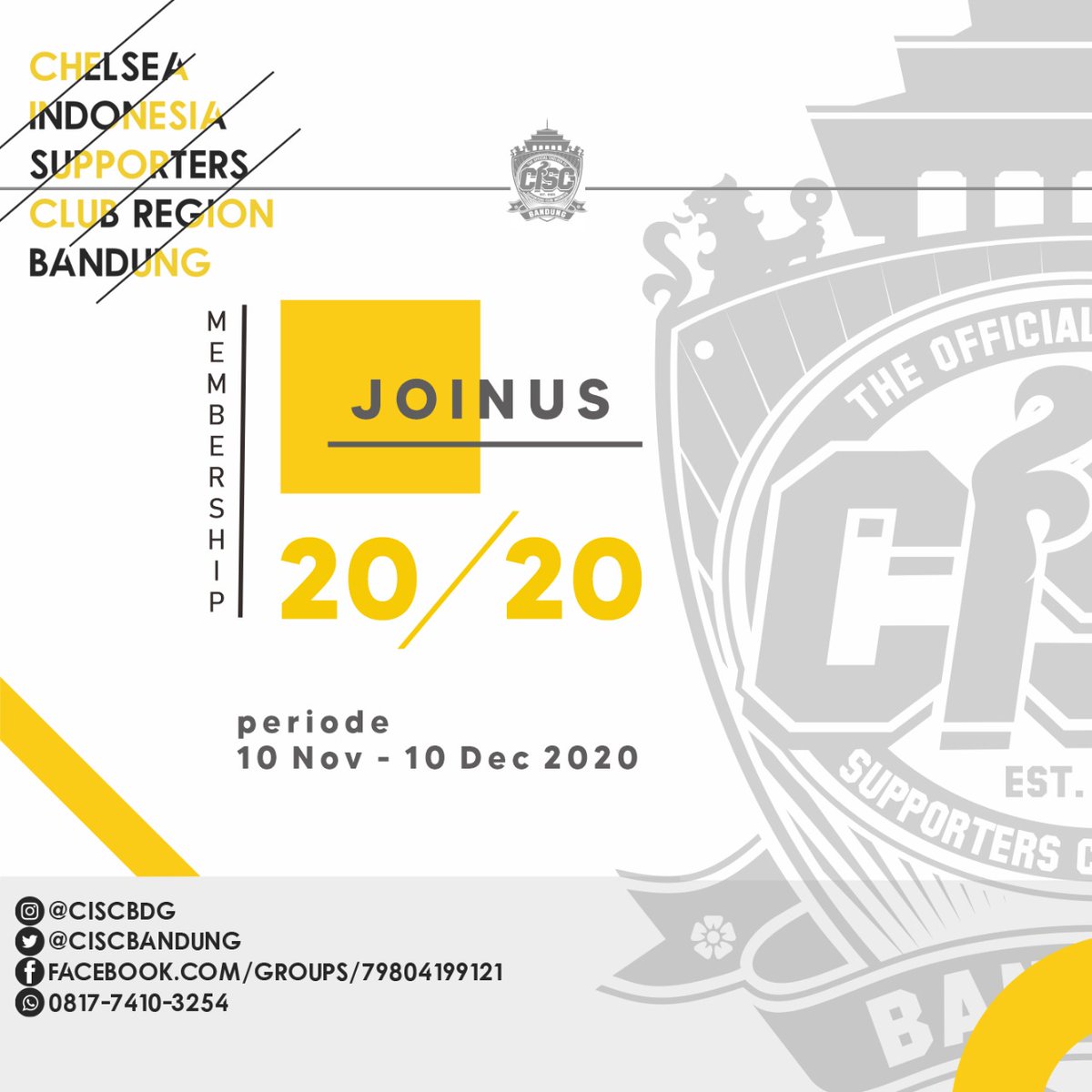 CISCbandung's tweet image. Hari terakhir pendaftaran!!!!
Langsung hubungi nomor 0817-7410-3254 (Medi) yaaa... 
ayoo nih ayoo💪
#ciscbdg #membership