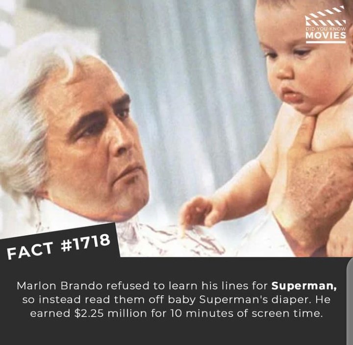 A THREAD OF SOME MOVIE FACTS YOU DIDN'T KNOW ABOUT.RT FOR OTHERS TO SEE