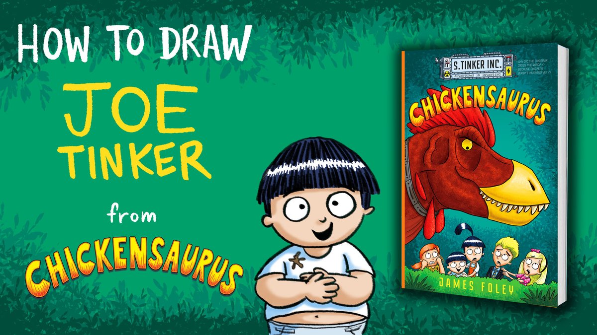 Jamesfoleybooks's tweet photo. Check out this free, new drawing tutorial up on my youtube: https://t.co/CZ1zWG8ALd

My new graphic novel, Chickensaurus, is out now! 
Order your copy here: https://t.co/kByGSOhx2U

@FremantlePress #STinkerinc #chickensaurus https://t.co/BGQklXNNU7