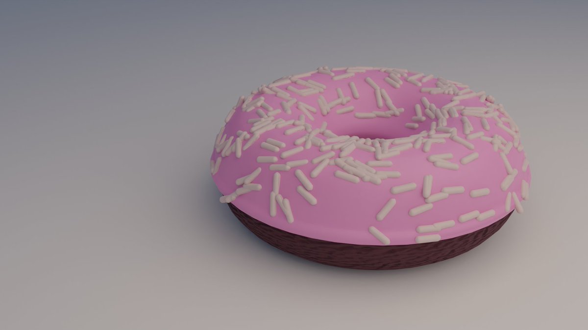 bombbeard's tweet photo. Ya know, it probably would've been faster to hand-place the sprinkles. Vertex groups are pretty cool though and worth the hassle. 

I think... https://t.co/fWZMP4Dc8L