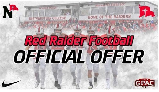 TyFishe's tweet photo. Excited to receive an offer from Northwestern Football!! 
@coachmmmcc https://t.co/RoWcmH3bxN