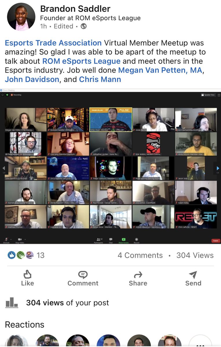 ROMeSports's tweet photo. Thanks to @ESPORTSTAssoc for giving our Founder the opportunity to talk about @ROMeSports League and to meet great people in Esports industry! 

#romesportsleague #esta #esportsnews #gamingcommunity https://t.co/LFrRdma1jK