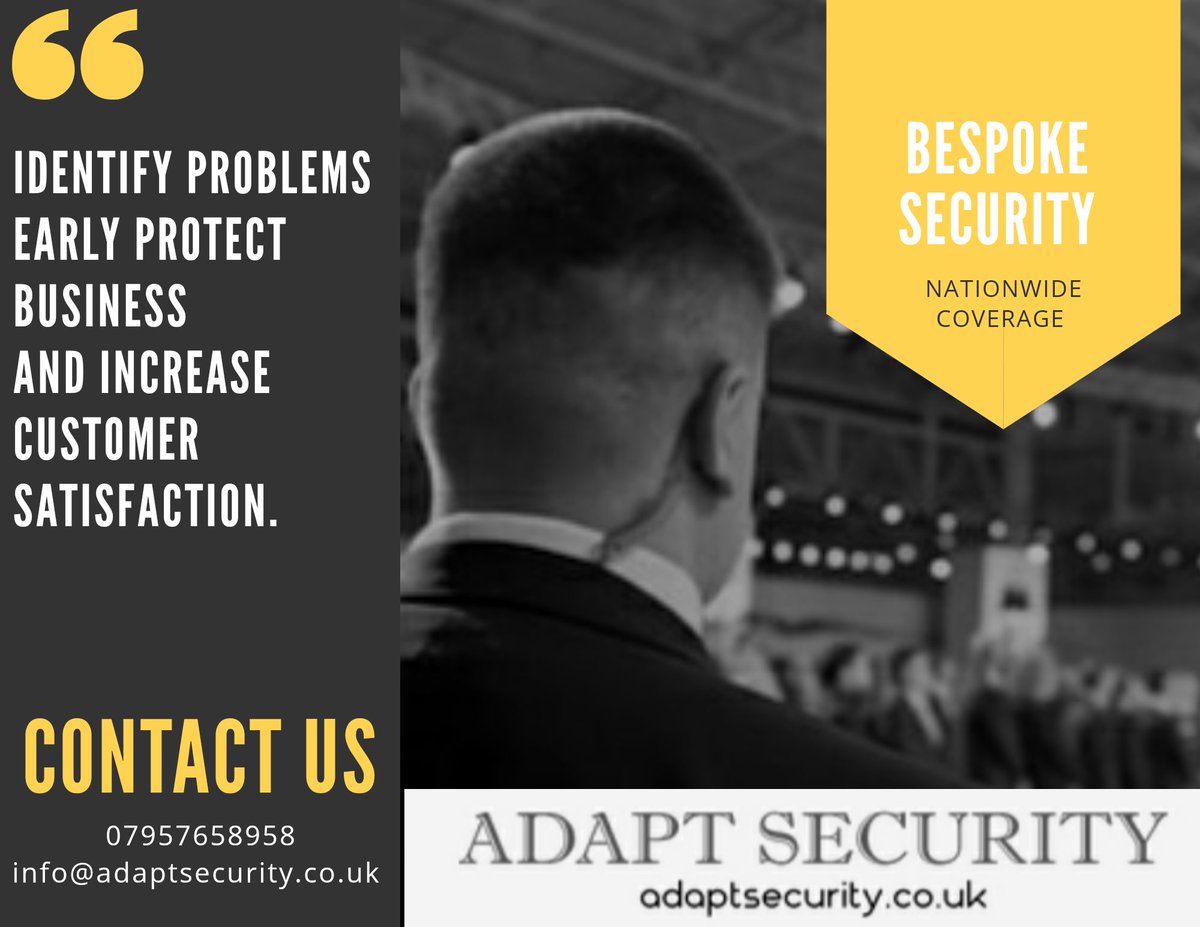 ADAPT SECURITY

MANNED GUARDING LTD

We are a trusted #securityguard company suppliers of #staticmannedguarding to #academic, #industrial, #manufacturing businesses in the UK

WHY CHOOSE OUR SERVICES
Adaptsecurity.co.uk 

24/7 SECURITY PROTECTION SUPPORT