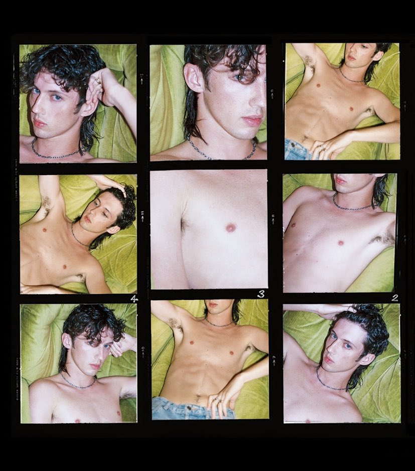 Algumas fotos de Troye Sivan para a revista Vogue.

No artigo, Troye fala sobre a decisão de colocar extensão de mullet para o clipe do remix de Easy e intenção de continuar o usando no futuro: vogue.com/article/troye-…