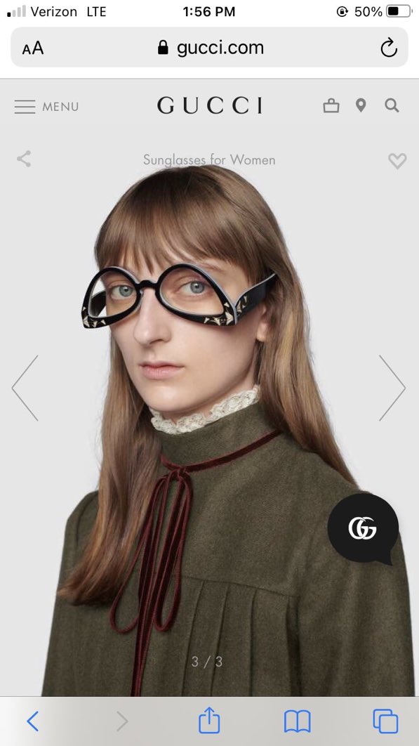 Jess 🦥 on X: Somebody come look at this Gucci took some glasses,  turned them upside down, and slapped a $755 price tag on it. I fucking  can't with this year anymore