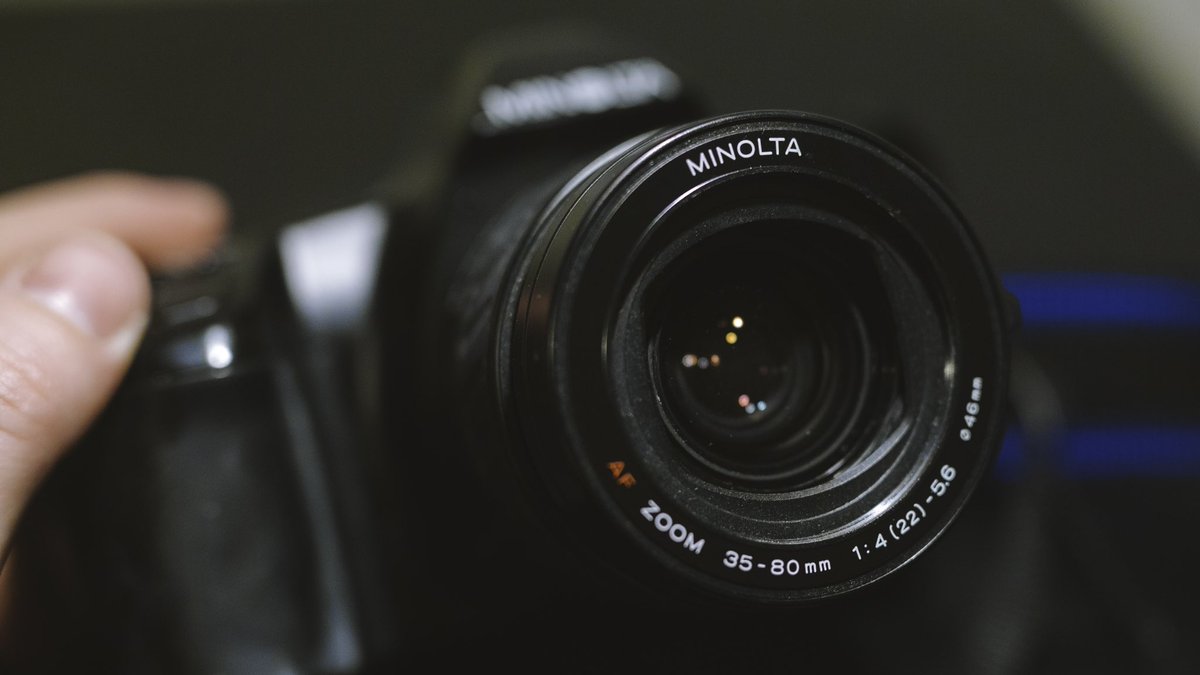 johncwingfield's tweet photo. *GIVEAWAY*

This time I’m giving away a Minolta a3700i film SLR.  Includes 35-80 f/4-5.6 autofocus lens, original strap and 2 rolls of portra 400.  Fully auto, great for beginners.  Like/RT/follow and tag 3 friends to enter, good luck! https://t.co/4wy3wwQl11