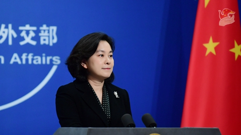 #BREAKING #China is revoking visa exemption for U.S. diplomat passport holders visiting China's Hong Kong, Macao SARs, as countermeasure on U.S. sanctions on Chinese officials, said Chinese Foreign Ministry spokesperson Hua Chunying on Thursday.