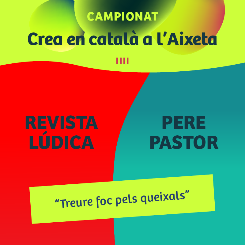 aixeta_cat's tweet photo. 🛎️Campionat "Crea en català"!

➡️Frase del dia: "Treure foc pels queixals". 🔥🦷
Interpretació lliure de 🎭Pere Pastor i 🎮Lúdica

🎮https://t.co/pz3JFyntI1 

🎭https://t.co/JGMkfLmnwU

Vota el teu contingut preferit seguint el fil👇

#CreaenCatalà #NadalAixeta #GotaAGota https://t.co/Zq68rSpMql