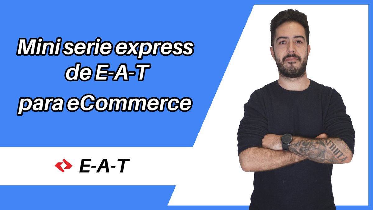 🔥¡Ya está pública la mini serie express de EAT para eCommerce!📢

11 mini vídeos que suman un total de 1h 30m dónde desgloso cada punto del EAT que deberías trabajar si tienes un eCommerce. ⤵️

#SEO #EAT #ecommerce