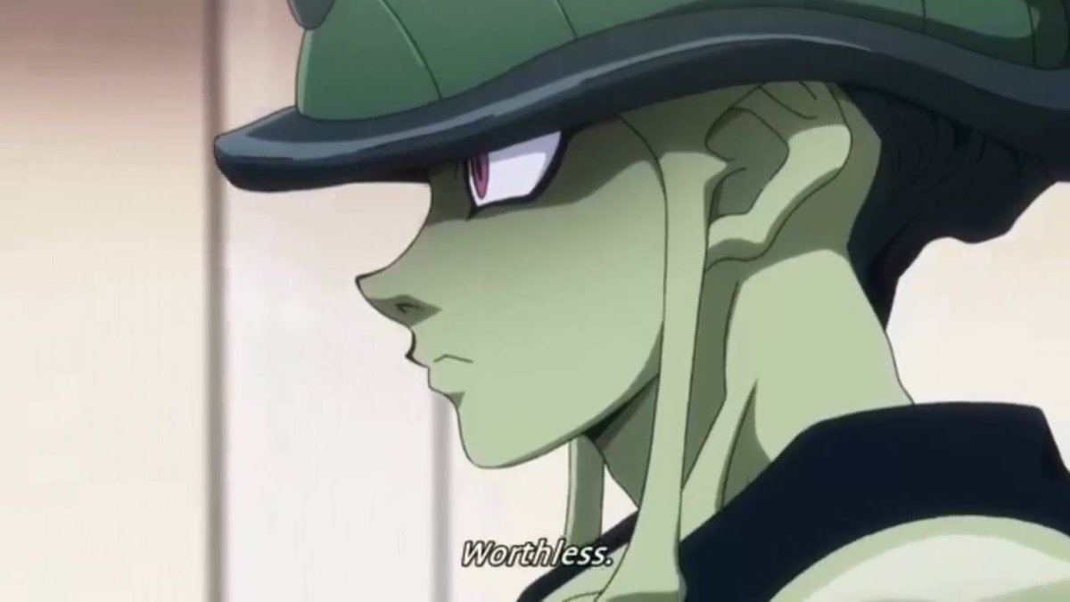 Getting to the main topic, let me set this straight: the Sultan Schariar is represented by Meruem, and this symbolism of the worthless women is in the lack of power he sees on people.