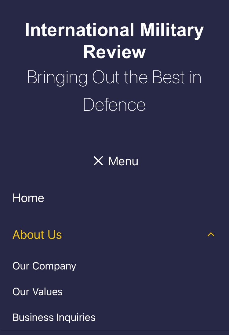 IntMilReview's tweet image. If you’re a #small or #medium sized #business in the #defense sector you can contact us to find out more about our #bespoke article #writing service for product reveals, product advertisements and contract announcements 

Contact us at: 

internationalmilitaryreview@gmail.com