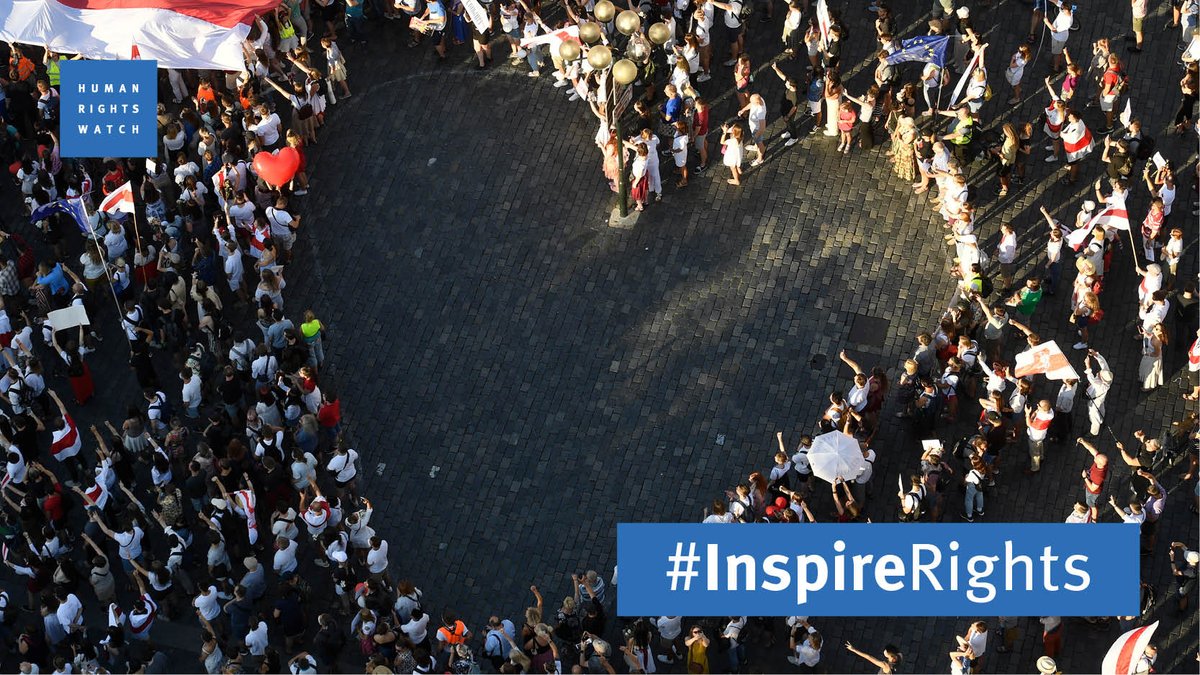 Happy  #HumanRightsDay  ! Here’s a thread of courageous and inspiring moments from an extremely difficult year. Share your inspiring moments in the replies below.  https://www.hrw.org/news/2020/12/10/inspiring-stories-human-rights-day-2020 #InspireRights