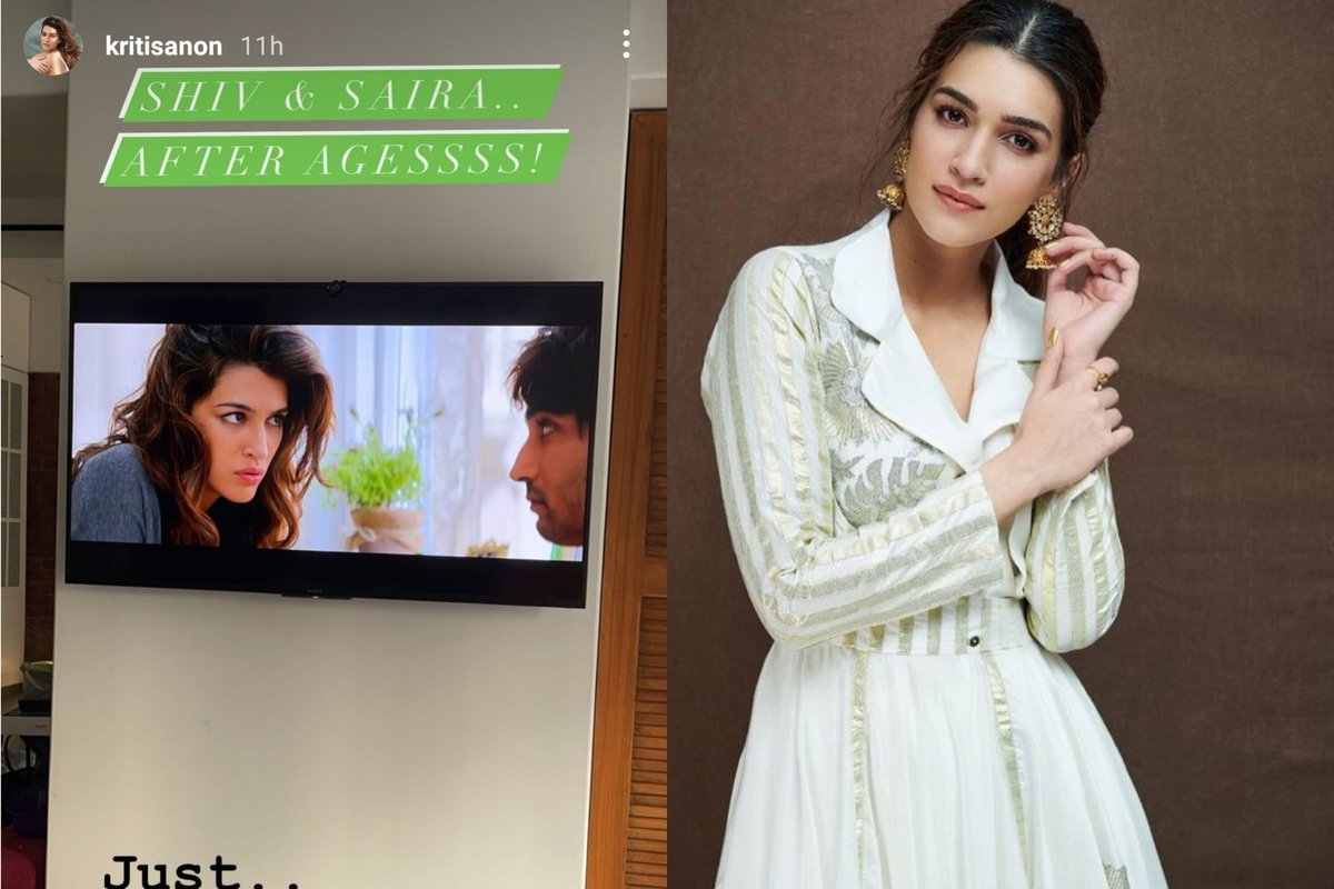 Bollywood Spy (@bollyspy) on Twitter photo #KritiSanon Shares A Pic Of Her Quarantine Time, Watching Her Movie #Raabta Starring Late Actor #SushantSinghRajput
<a href="/kritisanon/">Kriti Sanon</a> #Bollywood #BollywoodNews #Bollyspy #KritiSanon Shares A Pic Of Her Quarantine Time, Watching Her Movie #Raabta Starring Late Actor #SushantSinghRajput
<a href="/kritisanon/">Kriti Sanon</a> #Bollywood #BollywoodNews #Bollyspy