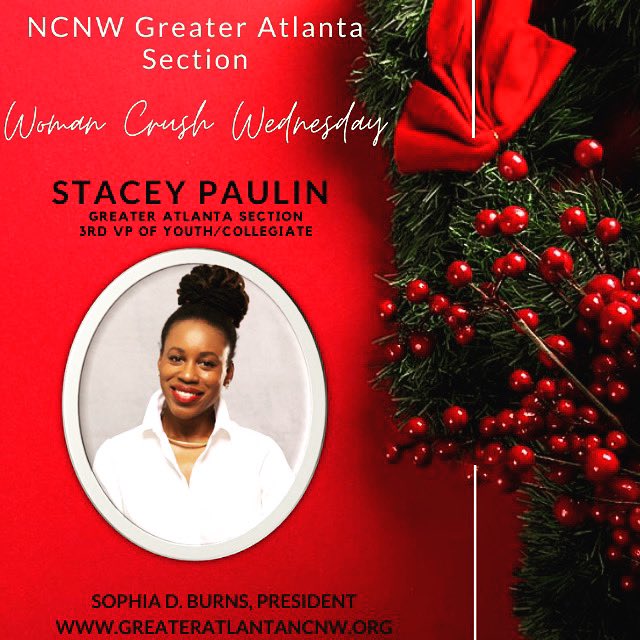 We want to give a special shout-out  to this week’s #WCW, our Section 3rd VP of Youth/Collegiate Stacey Paulin!