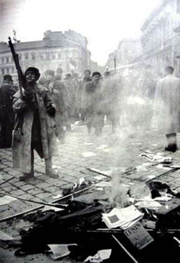 They burn Lenin books.