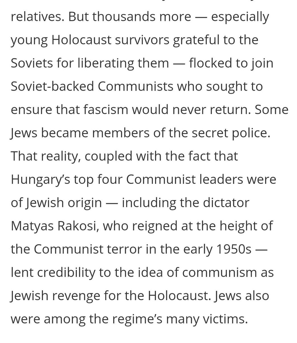 I forgot, the top four communist leaders were Jewish.