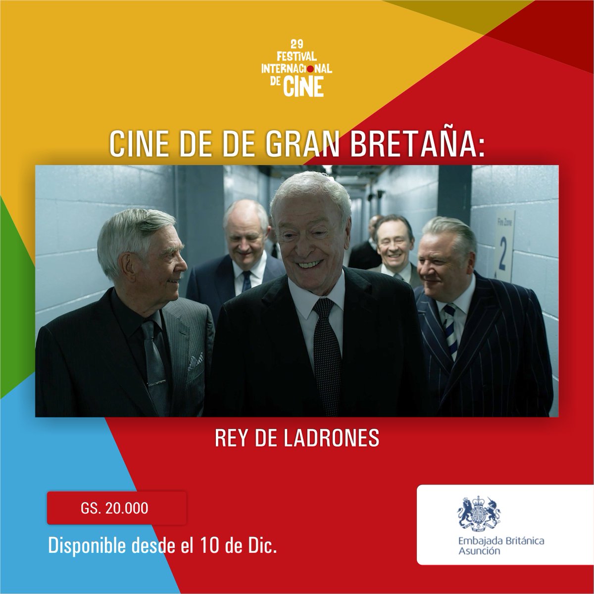 cinefestpy's tweet photo. @ukinparaguay invita a la programación de un largometraje británico:
🎞REY DE LADRONES
🌐https://t.co/uD9Vacmq2P
Pasa en #internet pasa en el #CineFestPy
#Cine #arte #cultura #película #largometraje #cortometraje #CineNacional #CineInternacional
#festival https://t.co/ywSxfM0YiA