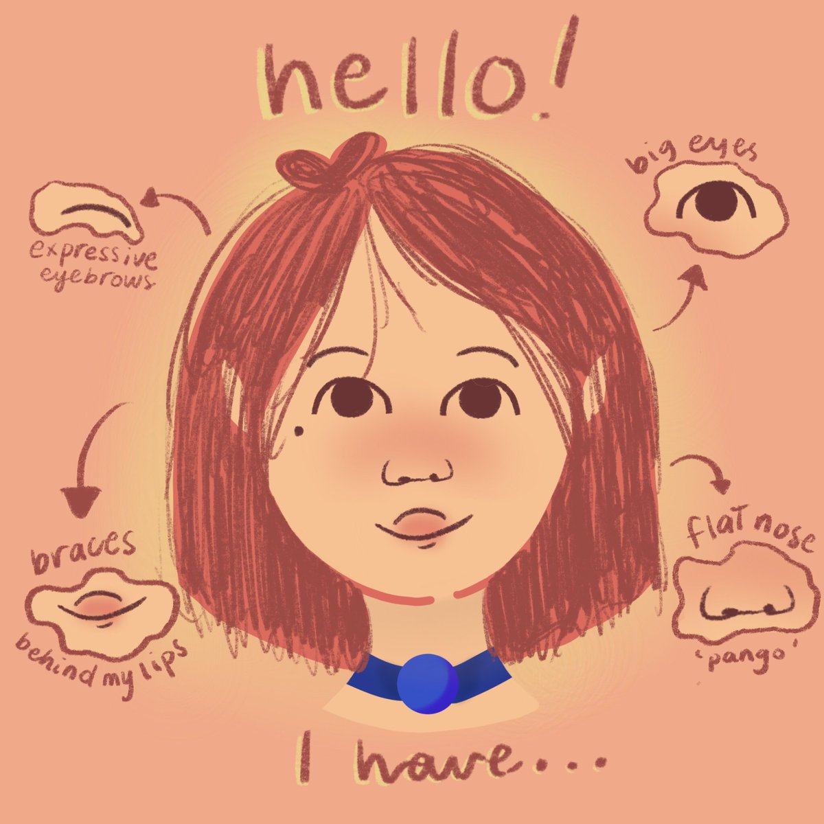 wonderin_willow's tweet photo. I did a self portrait!! and (quite) a fun way of highlighting my features hehe https://t.co/tEcm3bFzb9