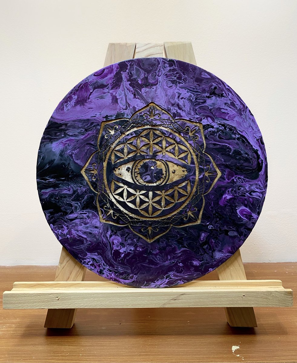 nativheartbeats's tweet photo. ✨👁small lil update👁✨

getting my art studio set up today and decided to do a photoshoot of my art (sooo here’s a lil sneak peek) 

just finished this piece the other day and I am in LOVE 😻 https://t.co/3zFGe659Dh