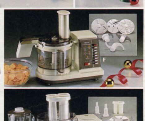 Stuffing for the Xmas turkey was made with this miracle of small kitchen appliance engineering. My mom still has it, it still works, and she may actually love it more than me. To be fair, she’s known us for almost the same amount of time & this is more useful than me by far 4/8