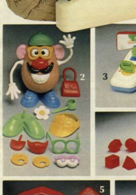 Mr. Potato Head is here for being the most requested gift. I asked for him every year from Santa. Every single year. I was literally 17yo (yes 17) when he finally appeared under the tree. Because of this he was the best gift ever, I still have him, the kids love him. 6/8