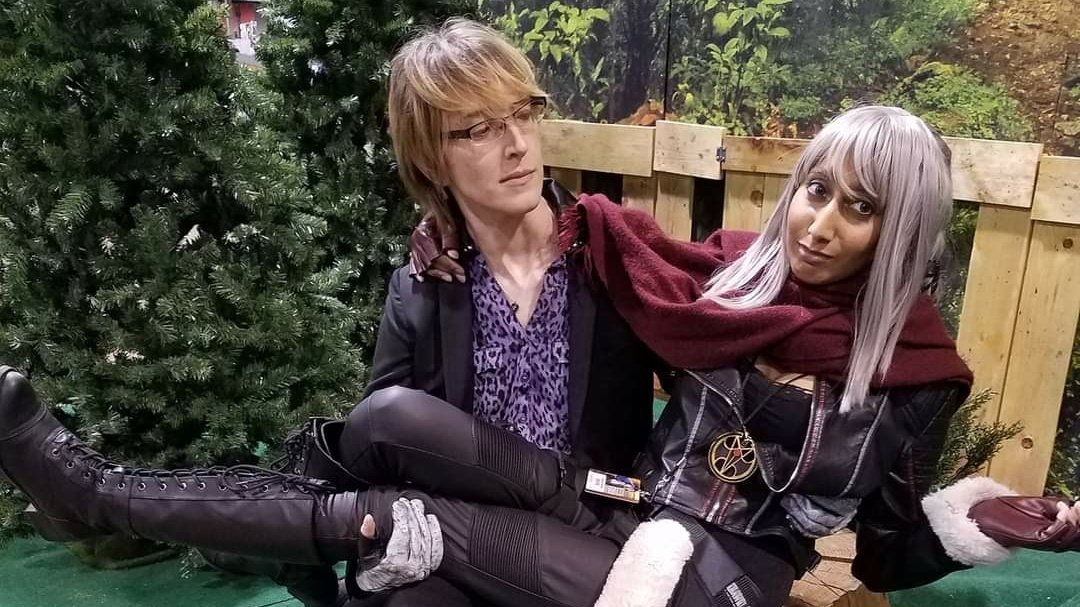 Behlo404's tweet photo. Dug up some Winter themed #highspecs with @CrimsonValen91 as Aranea. https://t.co/FzCC0W7rzS