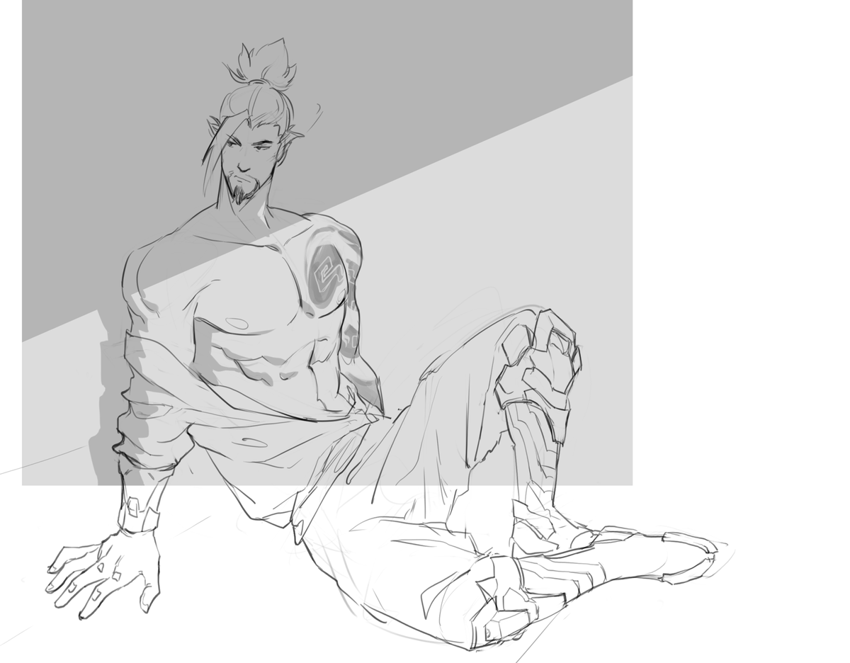 i may not be able to play first-person games but I can still admire from afar 

#hanzo #Overwatch 