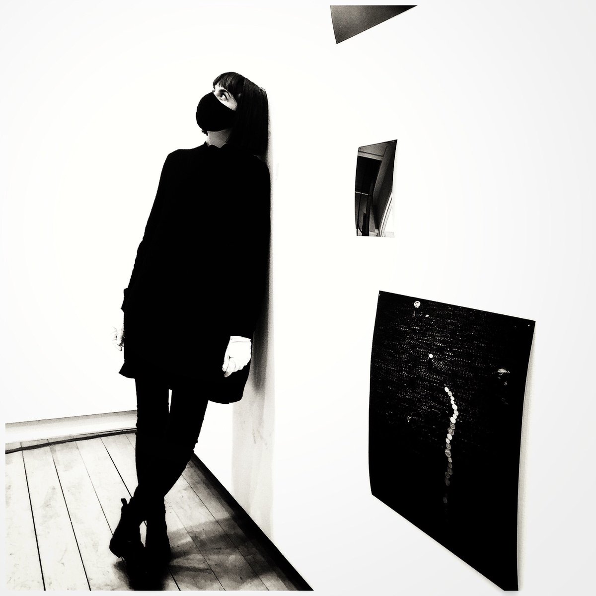 PhotoMuseumIRL's tweet image. Artist Dr Clare Gallagher installing her series The Second Shift for the exhibition A Woman’s Work at @GOP_Ireland Open by free appointment through The gallery’s website #claregallagher #thesecondshift #awomanswork #galleryofphotographyireland