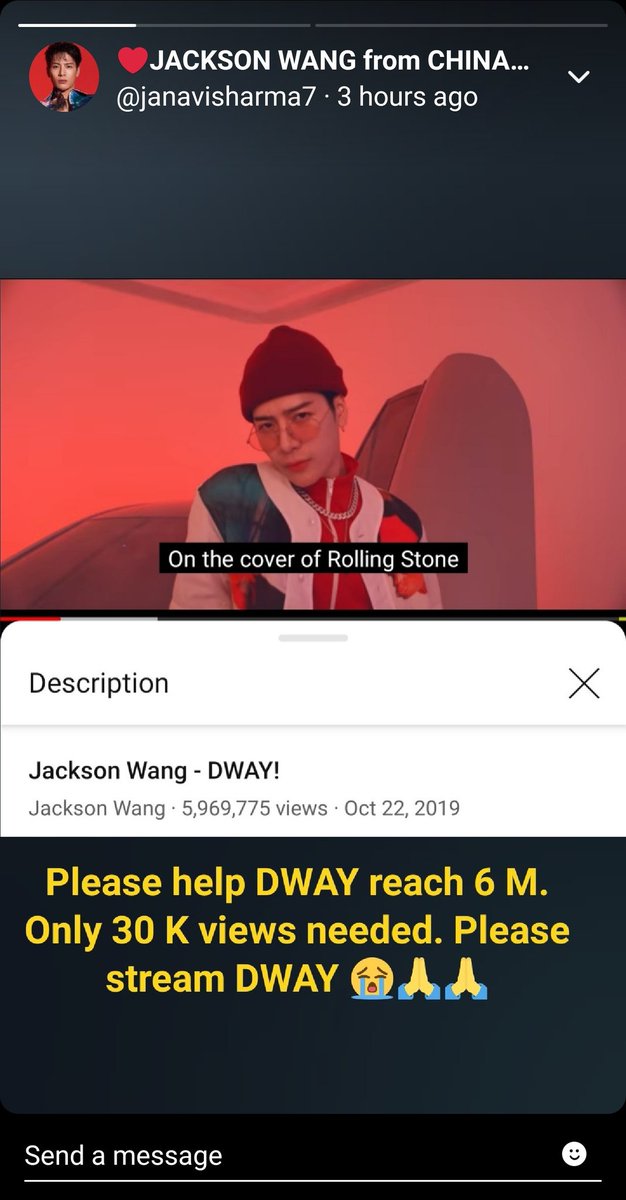 AddictingSmile's tweet photo. I am manually streaming #DWAY #100WAY and #PRETTYPLEASE 

🌷🌻🌷🌻🌷🌻🌷
💟 #TeamJacky 💟
🌷🌻🌷🌻🌷🌻🌷

#JacksonWang
@JacksonWang852 https://t.co/RdfoTIqB3u