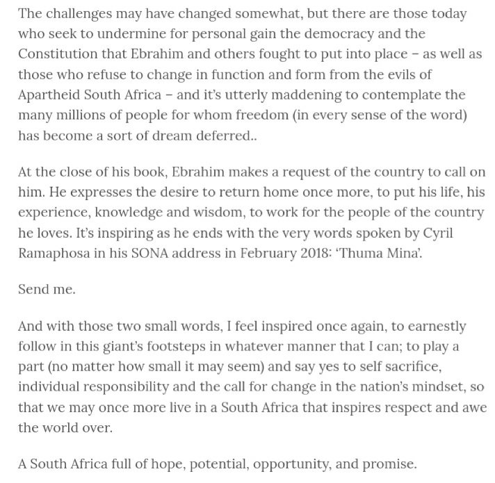 After reading a rather average struggle memoir, Robyn pens an even less than average review. "Wow it must have been hard. The struggle continues. We are led."