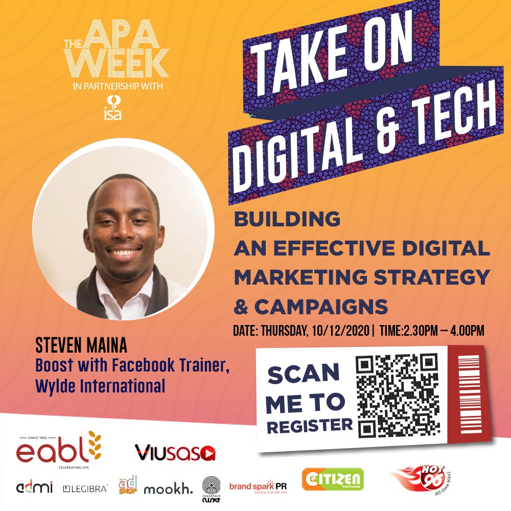 KenyaApa's tweet photo. It's the final lap &amp; we are excited about finishing strong. These past 3 days have been great but we are engaging full gear to wrap up the APA Week in style. Are you ready to dive into the world of Digital &amp; technology?? 

Join us today👌https://t.co/HxSqL2sKM3 https://t.co/raE02iglCo