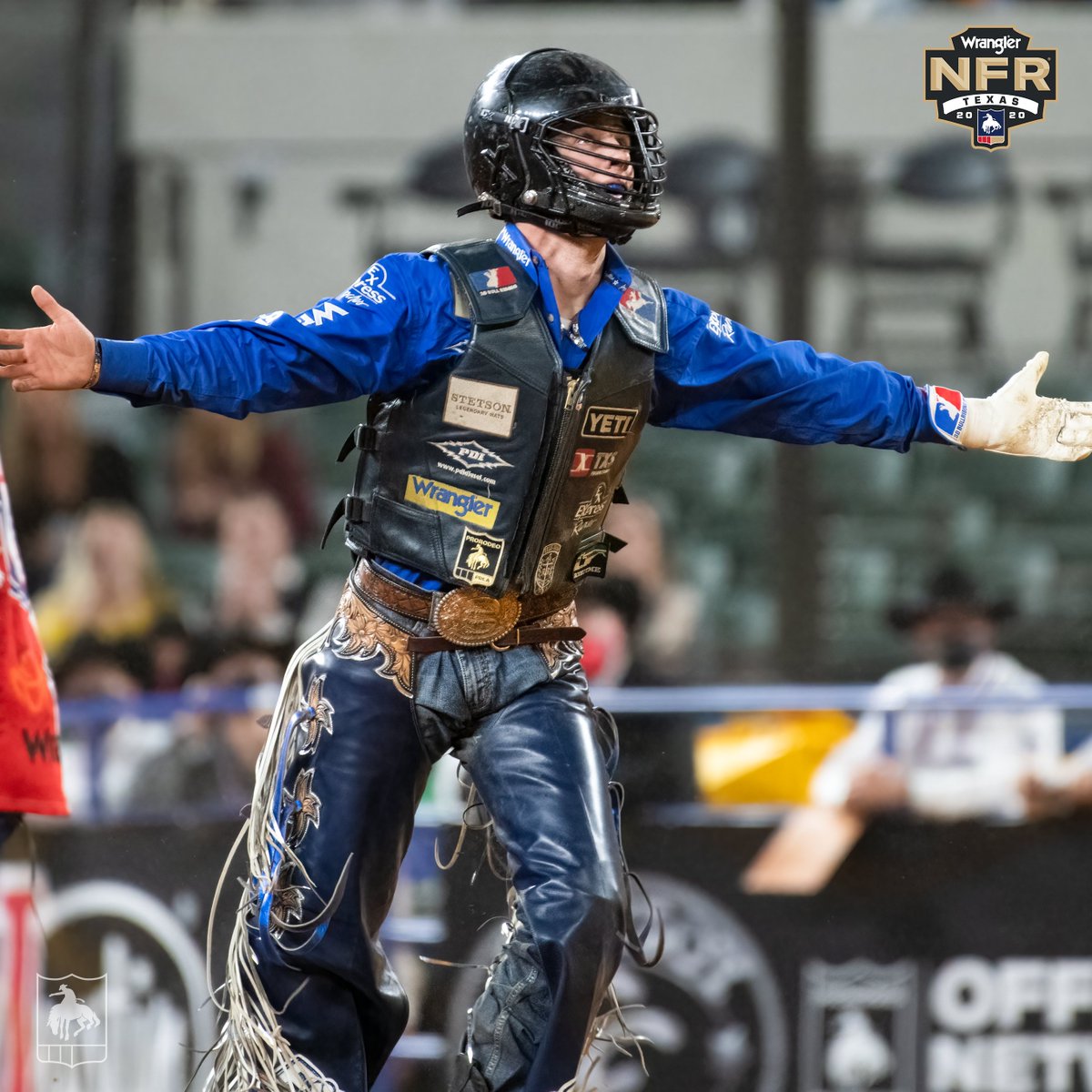 PRCA_ProRodeo's tweet image. Making history! Stetson Wright is the first cowboy since 2001 to win two events in one round.